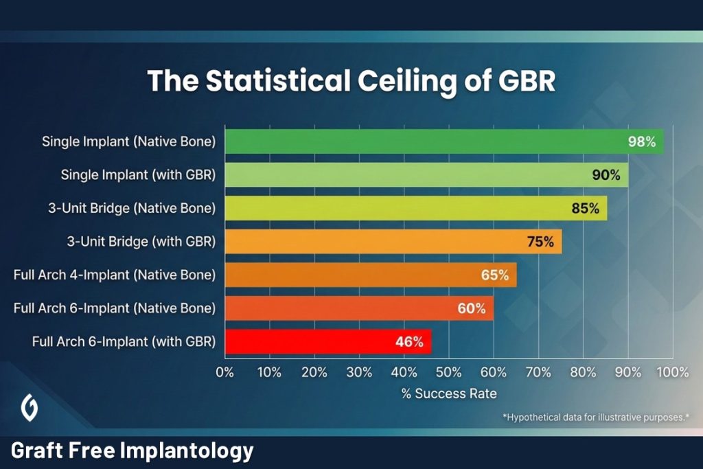Maximum theoretical implant success rate